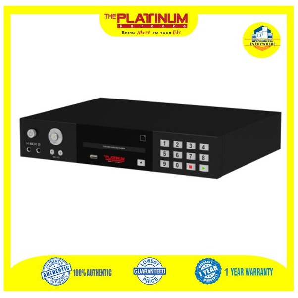 The Platinum K Box 2 Karaoke Videoke Player 3 590