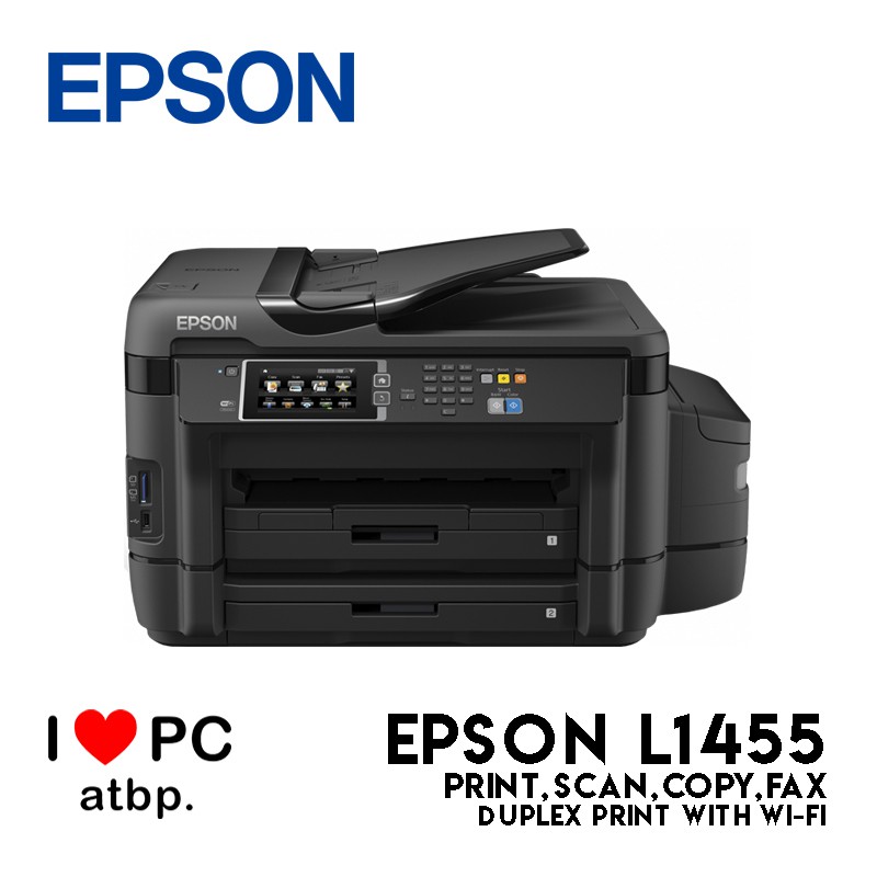 Epson L1455 Printer Wifi A3 Print Scan Copy Fax Duplex Auto Docu Feeder Ink Tank 664 Ink Shopee Philippines