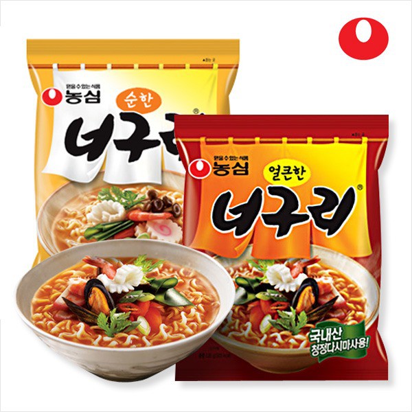 Nongshim Neoguri Seafood Spicy & Mild Ramyun Noodles 120g | Shopee ...