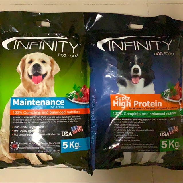infinity dog food price