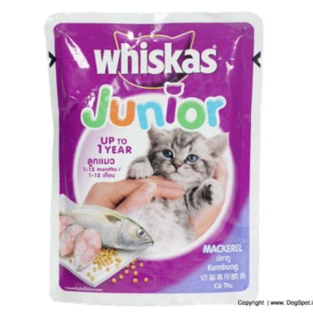 whiskas kitten food pouches