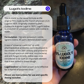 LUGOL'S IODINE 5% Solution