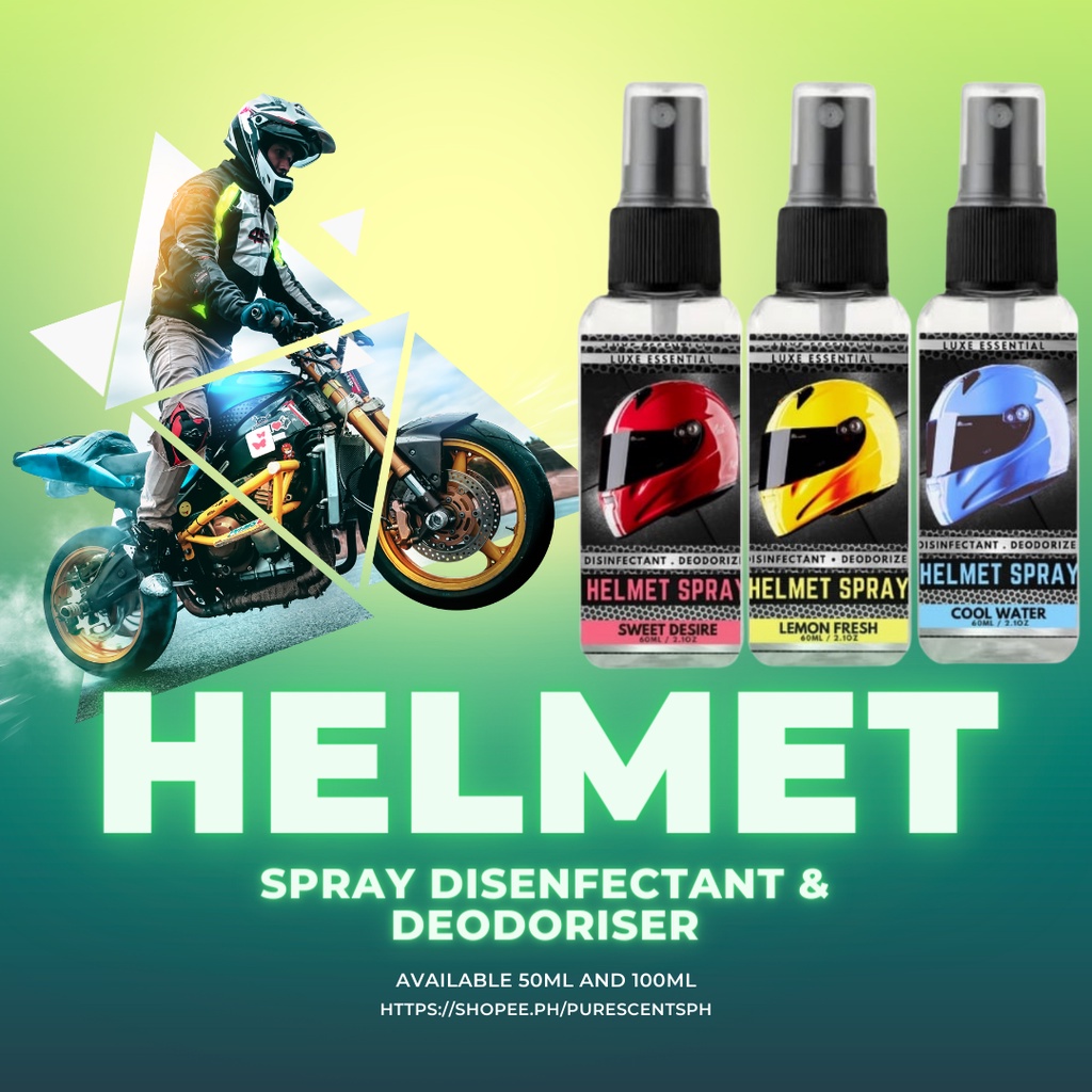 HELMET Spray disinfectant refresher refresher deodorizer Shopee