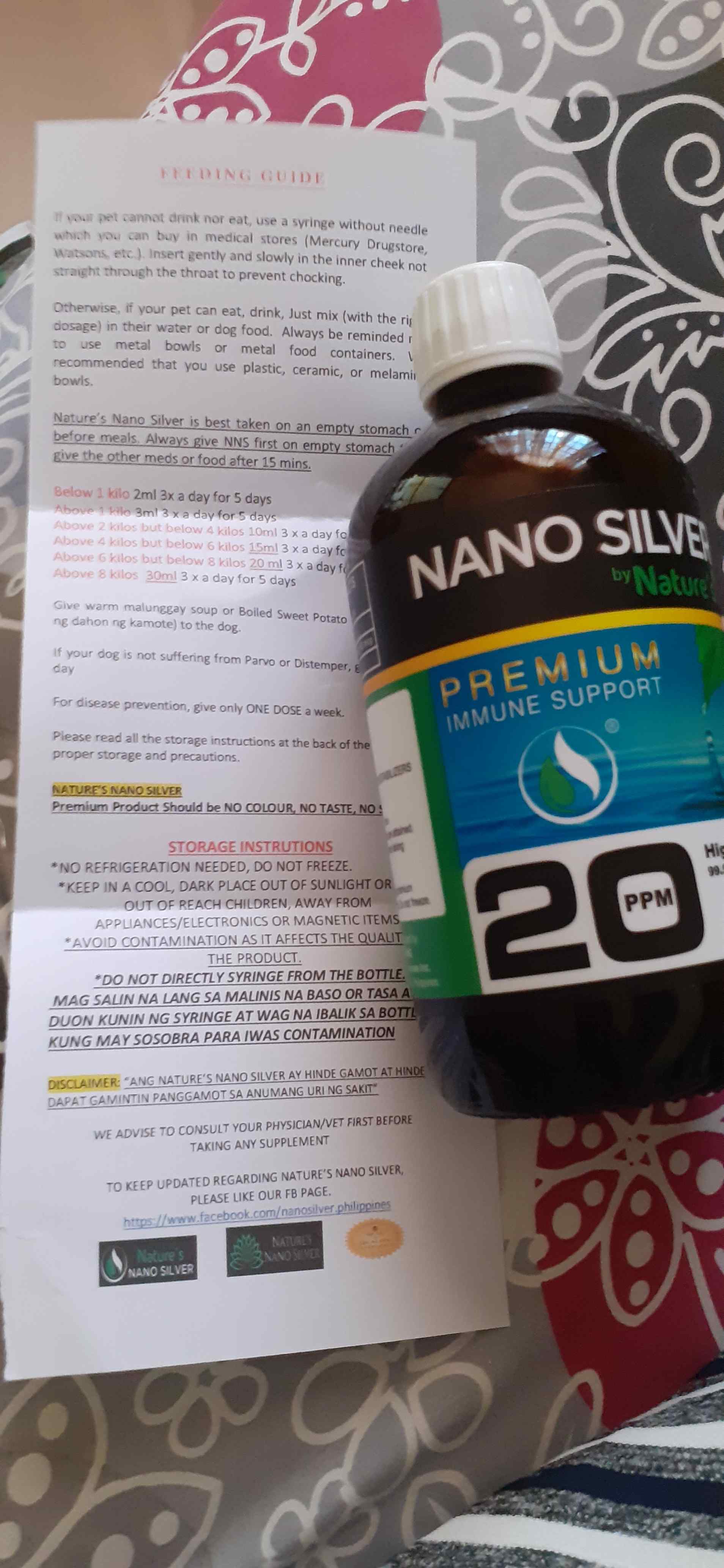 NANO SILVER by NATURE'S ORIGINAL. THE ONLY BRANDED NANOSILVER ...