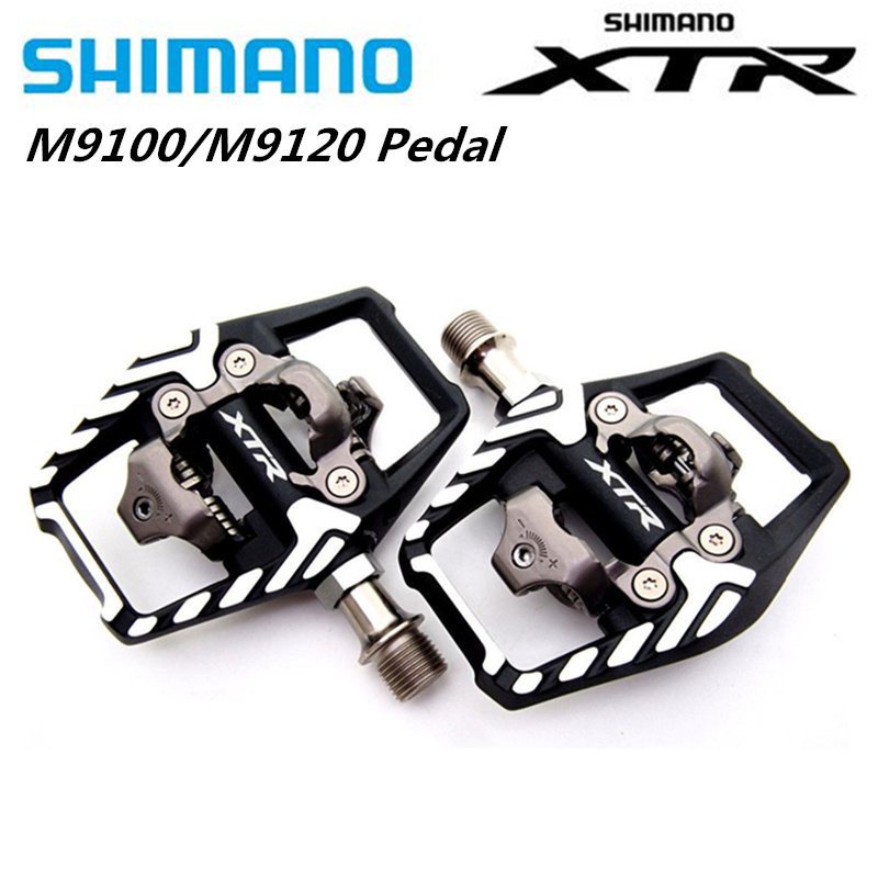 Shimano XTR M9100 M9120 Mountain Bike SPD Clipless race Pedals Set ...