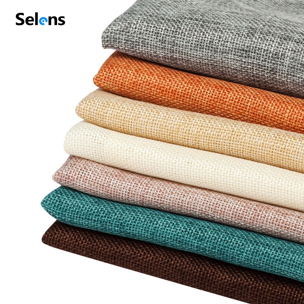 Selens 50x100cm Photography Props Linen Texture Cotton Blended Cloth ...