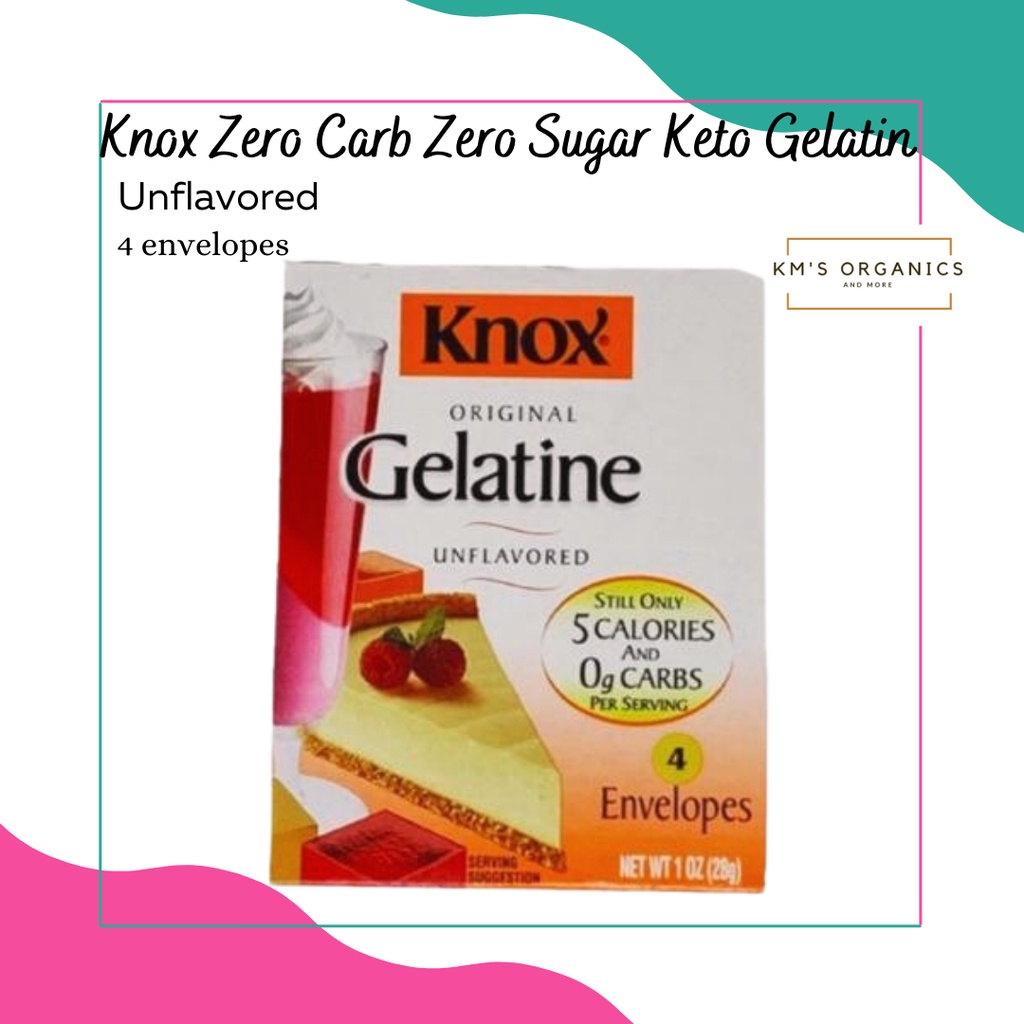 KETOAPPROVED KNOX Zero carb Zero Sugar Gelatin Shopee Philippines