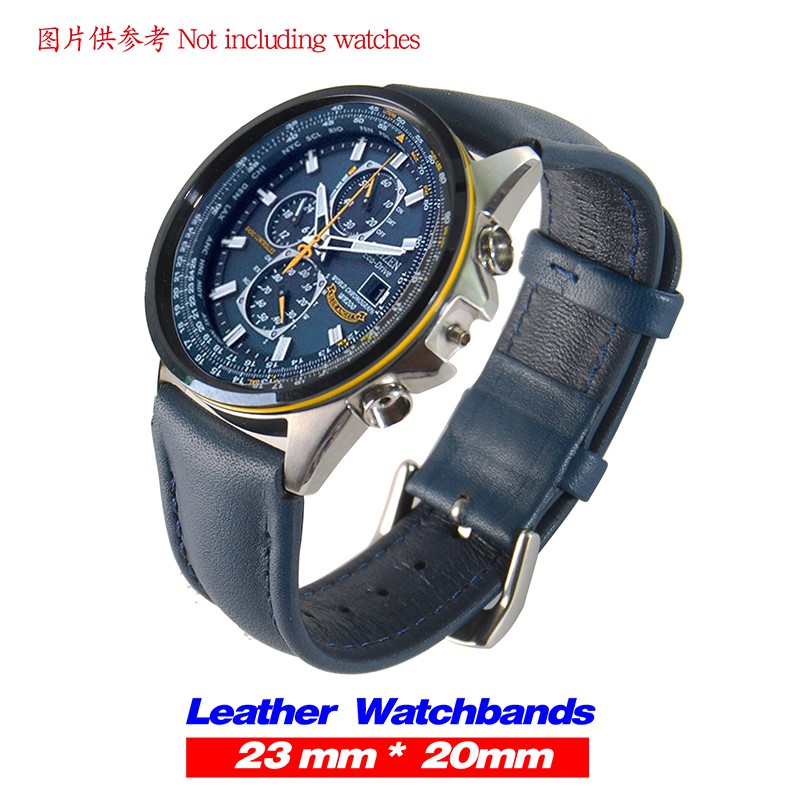 Luminox citizen Blue Angel jy8078 jy8070 at8020 23mm leather watch band watch