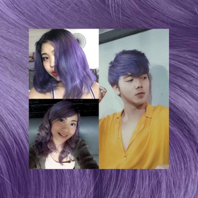 Technicolor Hair Ash Purple Shopee Philippines