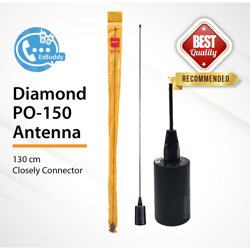 Diamond Antenna PO150 VHF Antenna types,144 mhz mobile whip Antenna