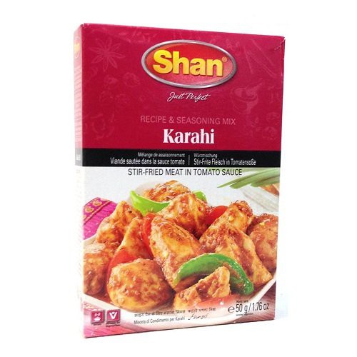 Shan Karahi Seasoning Mix Stir Fried Meat In Tomato Sauce Spice