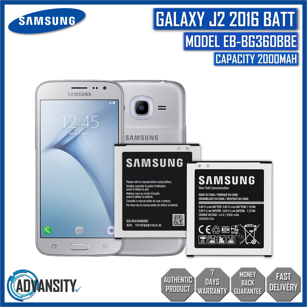 Samsung Galaxy J2 16 Sm J210f Sm J210h Battery Model Eb Bg530cbe 00mah Original Equipment Ma Shopee Philippines