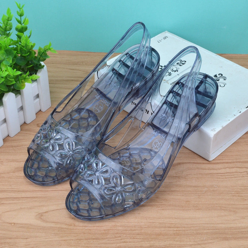plastic jelly shoes