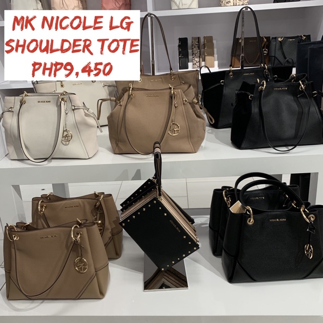 michael kors nicole large shoulder tote