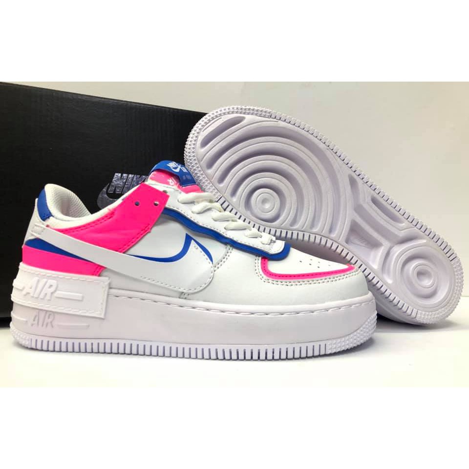air force 1 pink blue
