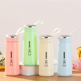 Nice Cup Glass Bottle Tumbler Creative Leak proof Water Cup 400ml Double Layer