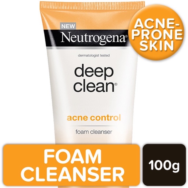 deep clean acne foam cleanser
