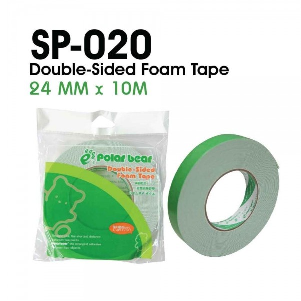 Polar Bear Double Sided Foam Tape Sp 0 24mmx10m Shopee Philippines