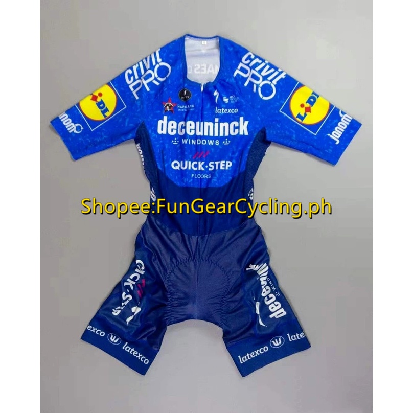Powerband Cycling Jersey Trisuit Onesuit Srivit Pro Deceuninck Bike Jersey Jumpsuit Truist Skinsuit Shopee Philippines