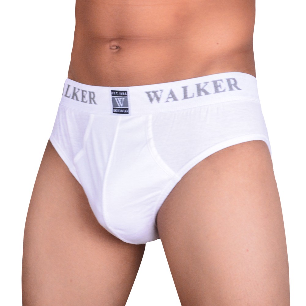 Walker Organic Cotton USA Men's Signature Underwear Brief in White