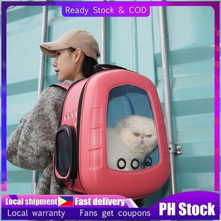FUN TAILS Pet Cat & Dog Capsule Carrier Travel Backpack AA