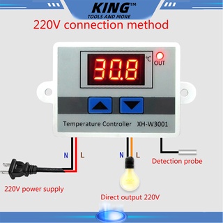 XH-W3001 Multifunction Digital Temperature Controller AC110/220V Thermostat Control Switch