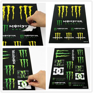 Monster Energy motorcycle Sticker Helmet Decal Rockstar ...