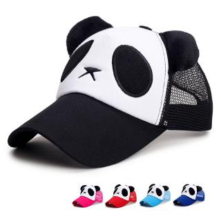 Cartoon Panda Breathable Mesh Hat Baseball Cap