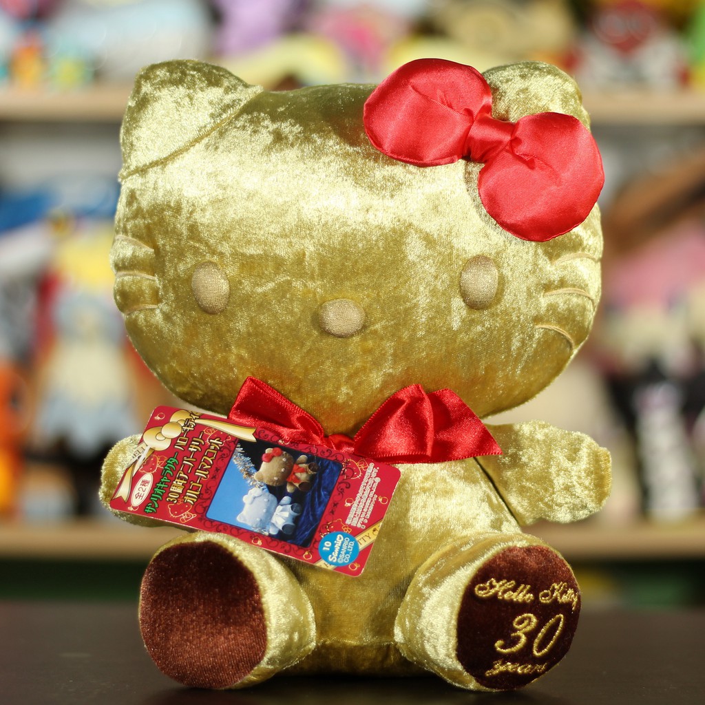 hello kitty 30th anniversary plush
