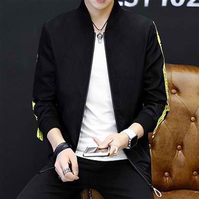 Men's classic Korean jacket Shopee Philippines