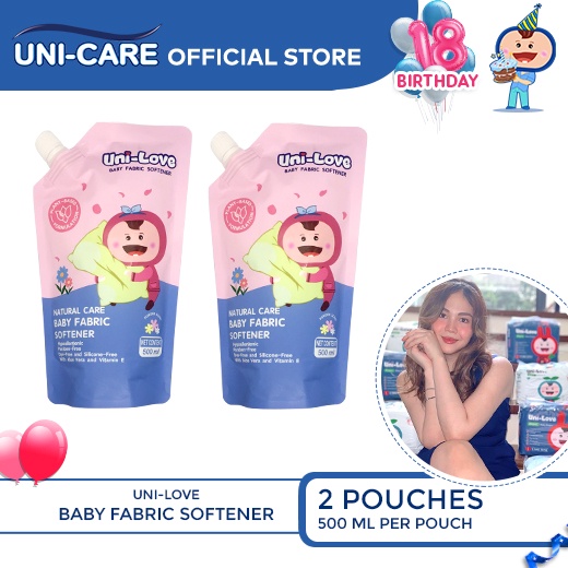 UniLove Baby Fabric Softener 500ml Pack of 2 Shopee Philippines