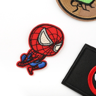 Embroidery calibrated to do Iron Man Marvel Spider-Man cartoon clothing accessories embroidery cloth patch stickers affixed #3