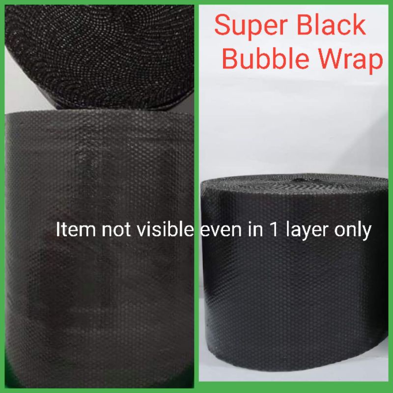 Black Bubble Wrap 20inches x 100 meter | Shopee Philippines