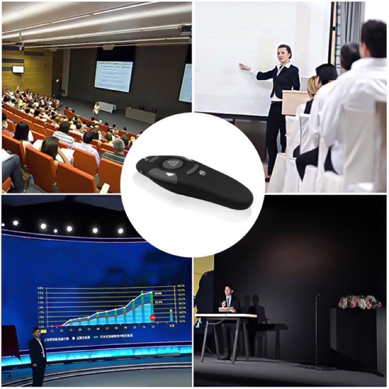 2.4GHzWireless Presenter Remote Presentation USB Control PowerPoint PPT Clicker With AAA - Image 4