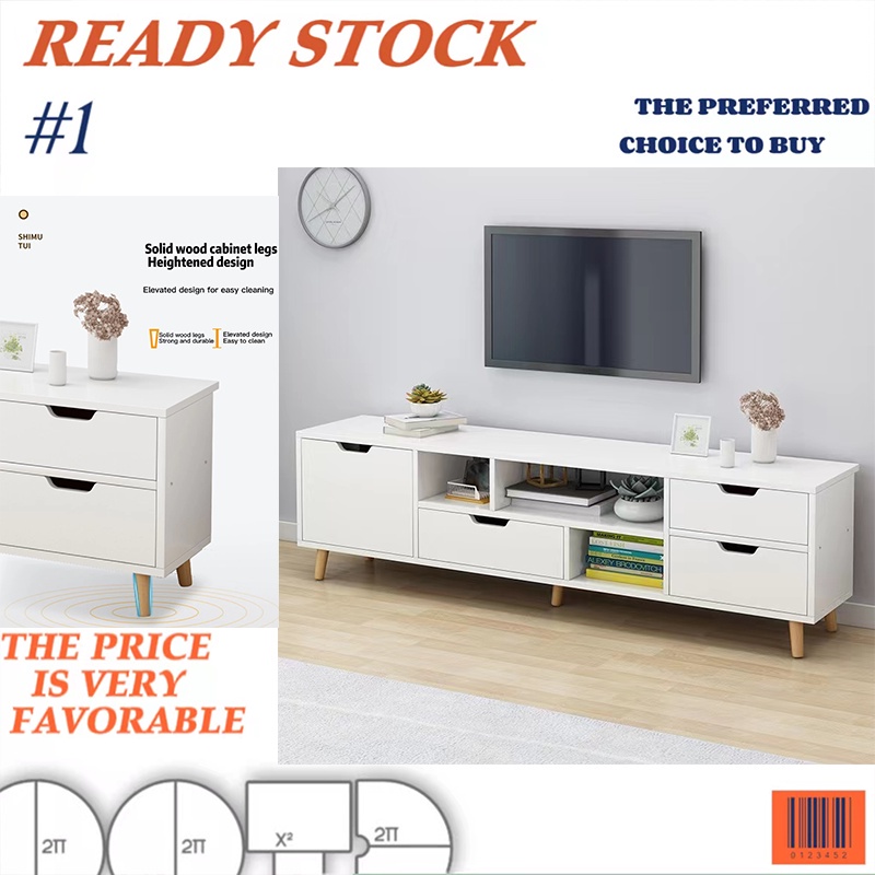 COD 120CM TV Rack Table Multifunctional Table Modern Living Room Furniture for