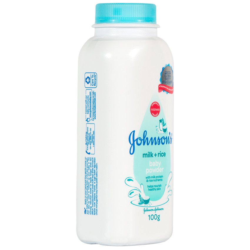 johnson milk and rice baby powder