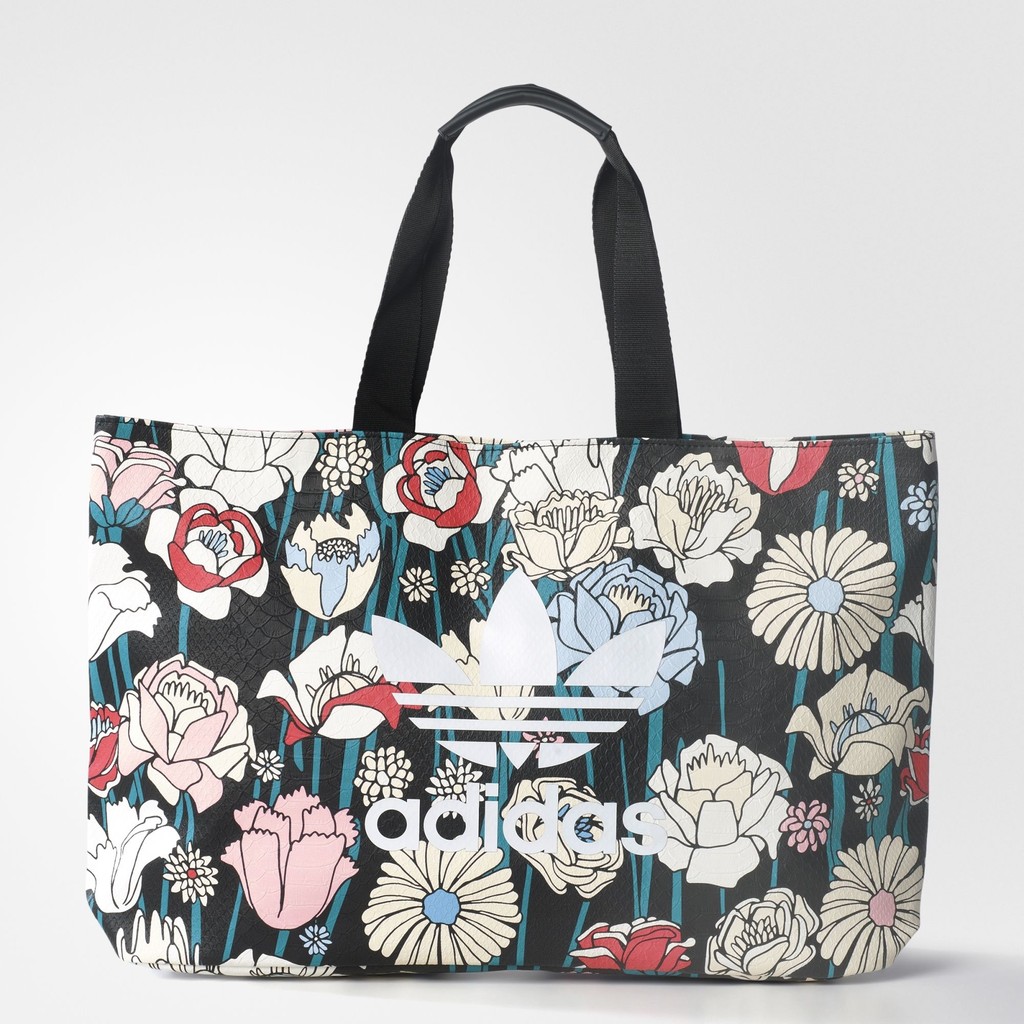 floral adidas bag