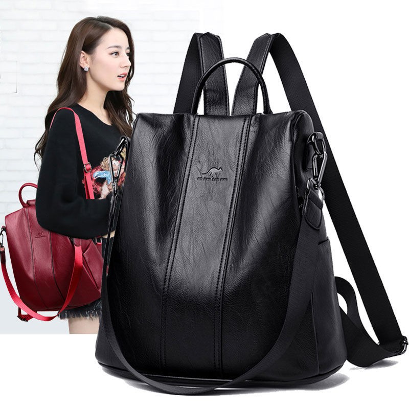 leather travel shoulder bag