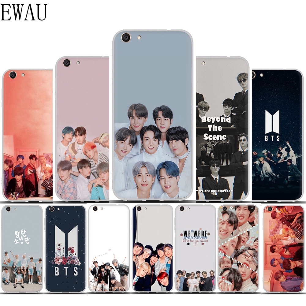 Korean Fashion Group BTS Wallpaper soft casing for VIVO