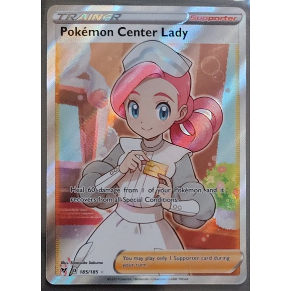 Pokemon TCG Pokemon Center Lady Full Art NM-Mint | Shopee Philippines