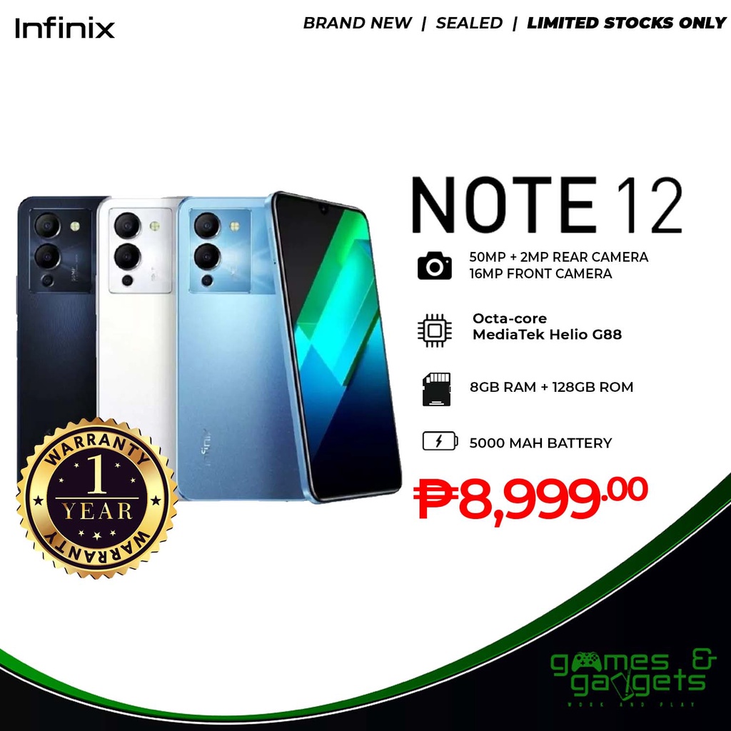 infinix-note-12-8gb-ram-128gb-rom-shopee-philippines