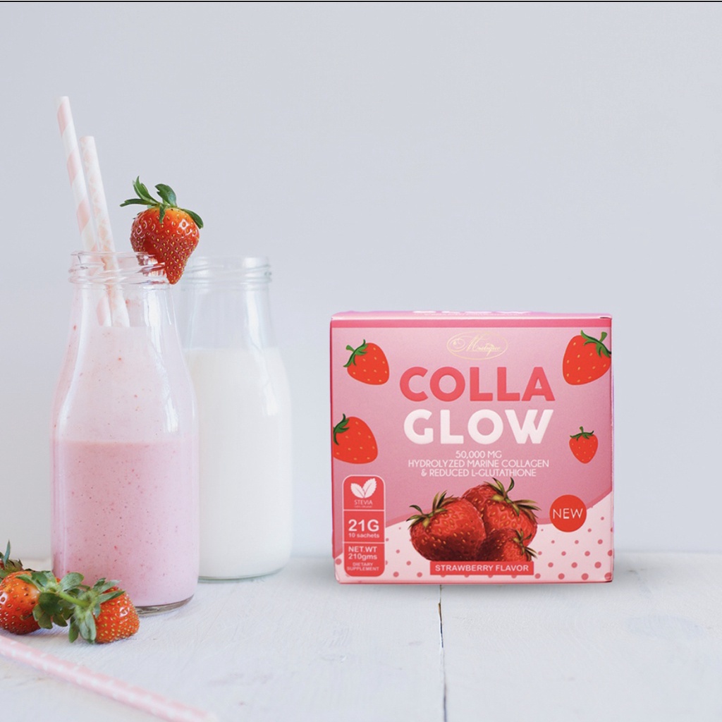 Mistique CollaGlow Strawberry Collagen Powdered Drink Shopee Philippines