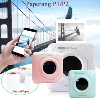 ♙Paperang P1 P2 Portable Phone Wireless Connection Paper Printer Photo Label Memo Instant Printer wi