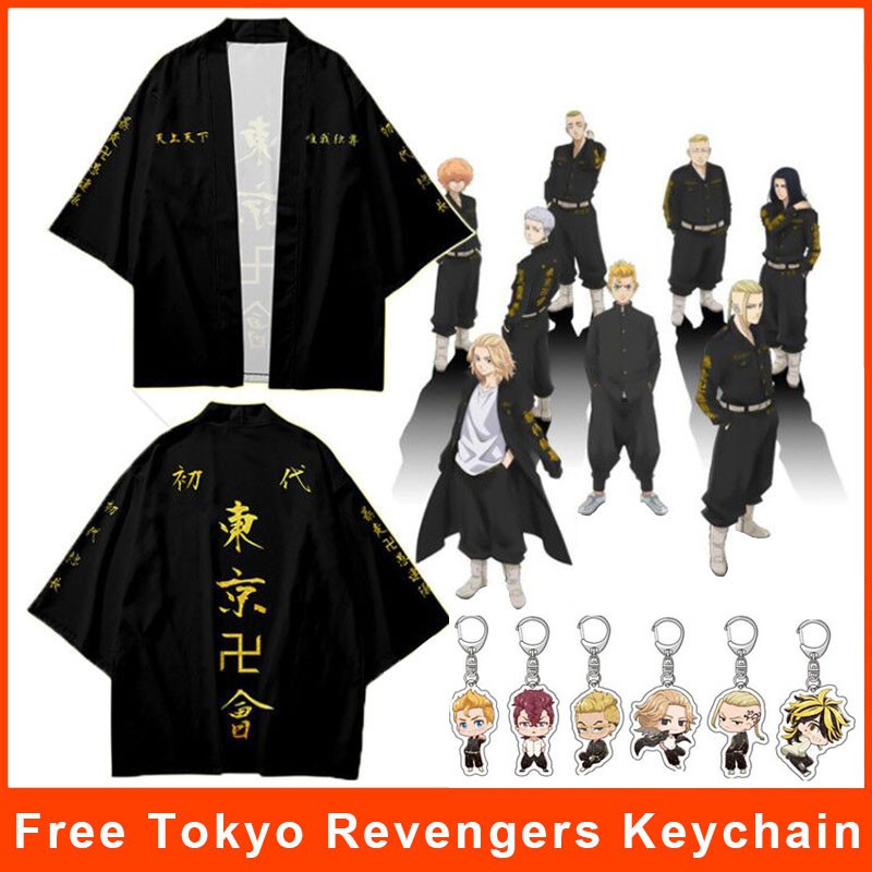 Anime Tokyo Revengers Cosplay Costume Jacket T Shirt Manjiro Sano Ken Ryuguji Draken Mikey 7455