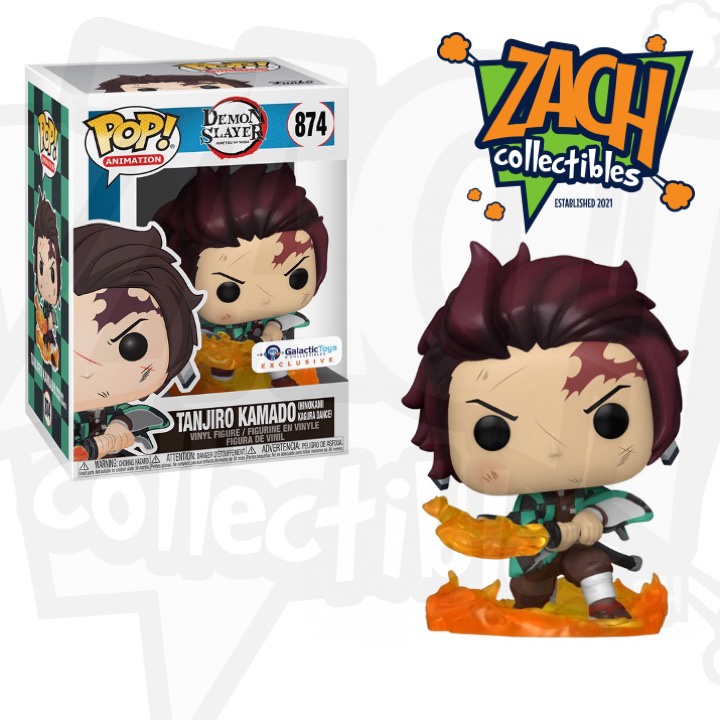 Funko POP! Demon Slayer Tanjiro Kamado Hinokami Kagura Dance #874 ...