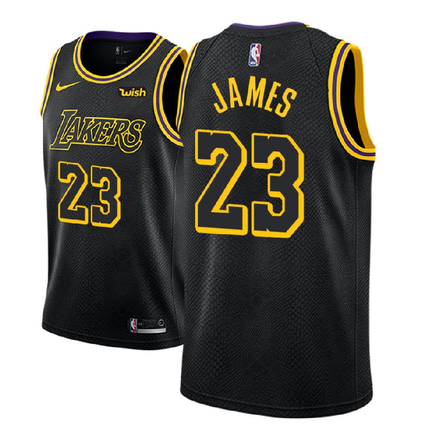 Best Los Angeles Lakers 23 Lebron James 2019 20 City Gold Jersey Shopee Philippines 