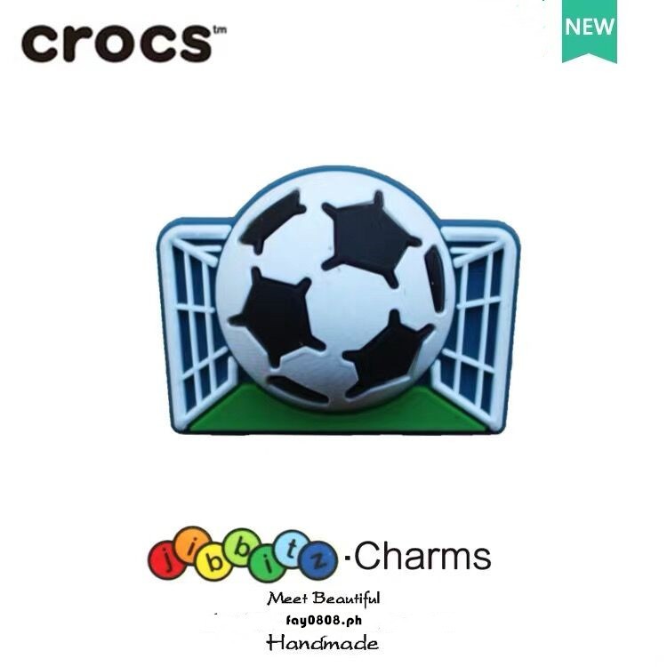 crocs soccer ball charm