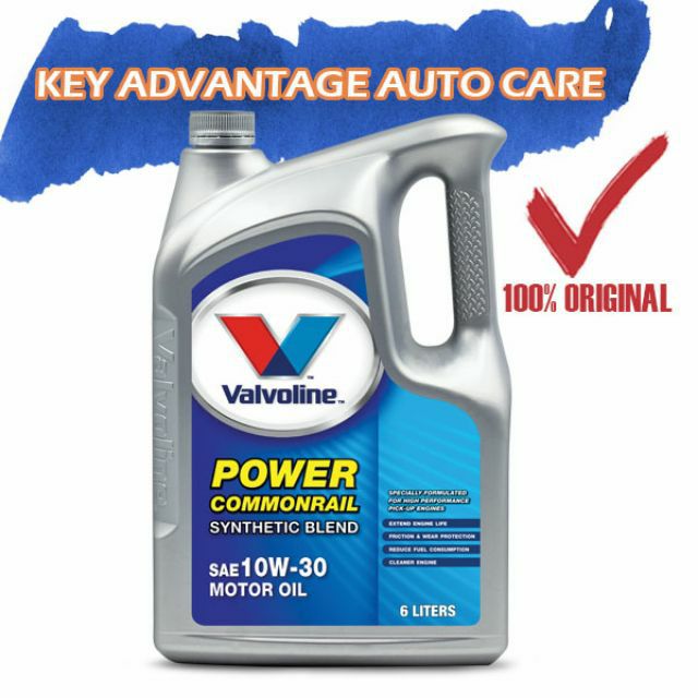 Valvoline Power Commonrail 10W30 Synthetic Blend(Diesel) Shopee
