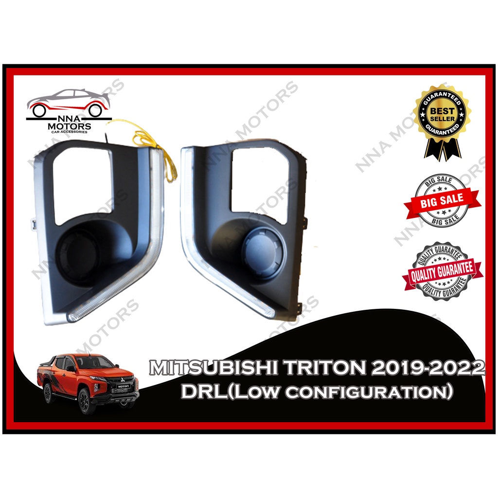 DRL For Mitsubishi Triton L200 20192022 LED Daytime Running Lights