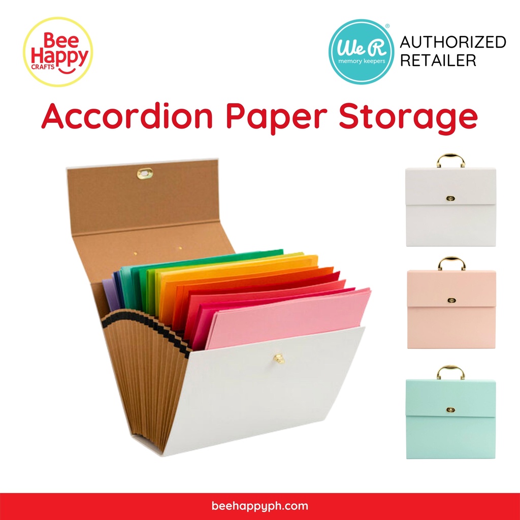 We R Memory Keepers Accordion Paper Storage 12" x 12" Shopee Philippines